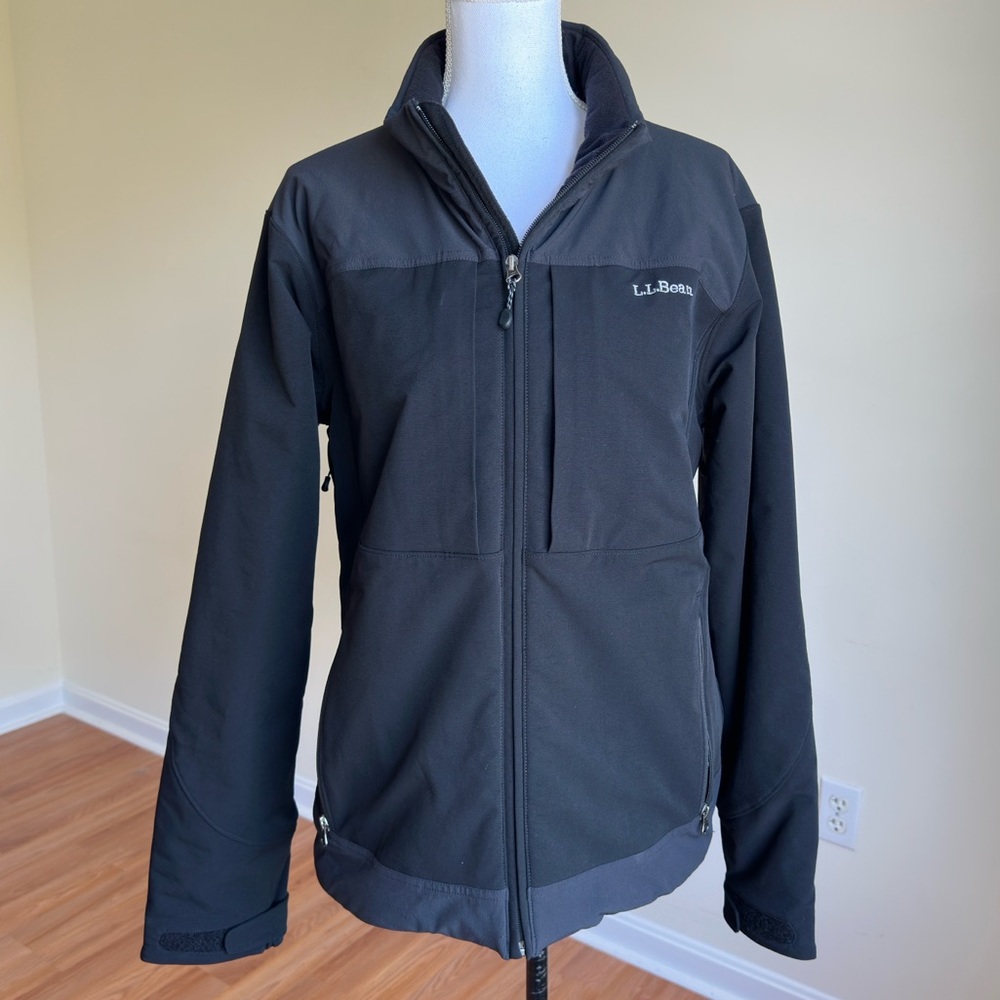 L.L. Bean || Woman Black Performance Jacket Zip-Up size L